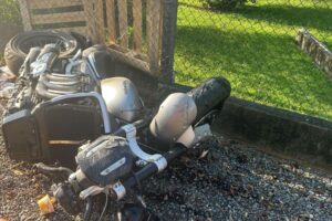 VÍDEO: Motociclista fica em estado grave após colisão em Pomerode