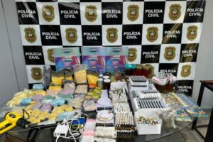 Polícia Civil localiza laboratório de drogas e apreende 13 Kg de ecstasy