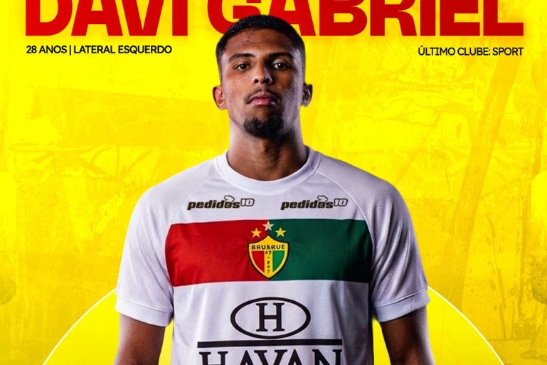 Brusque FC anuncia contratação do lateral Davi Gabriel