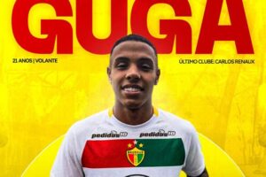 Brusque FC SAF anuncia contratação do volante Guga para a Série C