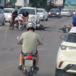Duas motos colidem no bairro Souza Cruz, em Brusque
