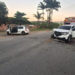 Colisão frontal na SC-412 em Gaspar deixa cinco pessoas feridas