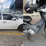 Acidente envolvendo Saveiro e Biz é registrado no Jardim Maluche