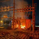 Incêndio em subestação mobiliza bombeiros em SC