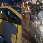 Colisão lateral entre veículo e moto mobiliza bombeiros no Jardim Maluche