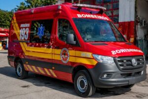 Bombeiros socorrem vítima de agressão com ferimentos na face em Brusque