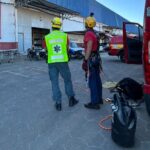 Trabalhador é socorrido após desmaiar em telhado de galpão