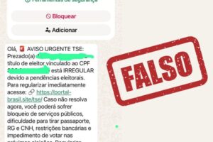 Golpe eleitoral: TSE alerta que não envia boletos nem cobra taxas online