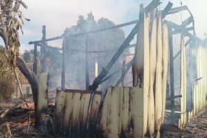 Incêndio atinge residência e termina com morte de idosa em SC