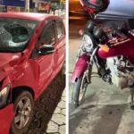ROD. ANTÔNIO HEIL: Colisão deixa motociclista ferido em Brusque