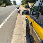 VÍDEO: Motociclista “Superman” é interceptado na BR-116 em SC
