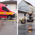 Idosa fica ferida na cabeça após atropelamento em Brusque