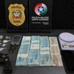 Polícia Civil desarticula esquema de tráfico com delivery de drogas em Brusque