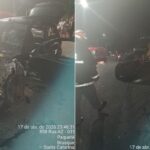 Acidente entre dois veículos mobiliza bombeiros e SAMU em Brusque