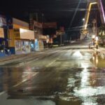 Rompimento de adutora causa vazamentos em dois pontos de Brusque