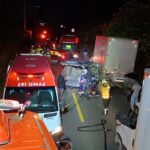 Veículo com placas de Brusque envolve-se em colisão na SC-414, em Navegantes
