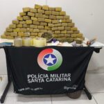Casal é preso com 66 Kg de maconha em Gaspar