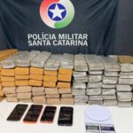 PM apreende quase 74 quilos de maconha e prende quatro em Barra Velha (SC)