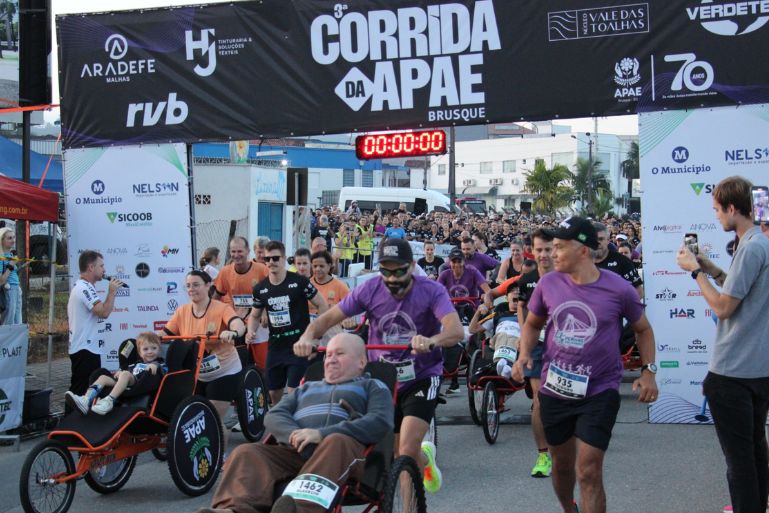 4ª Corrida da Apae de Brusque: inscrições podem ser feitas até 21 de maio