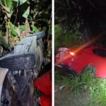 Motoristas são conduzidos ao hospital após colisão em Nova Trento