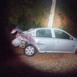 Veículo com placas de Brusque envolve-se em acidente na SC-108