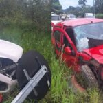 Colisão frontal deixa quatro feridos na SC-108 em São João Batista