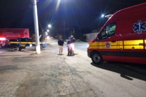 Pedestre fica ferido após atropelamento na BR-280