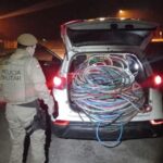 Homem é detido após furto de cerca de 500 kg de fios no Vale