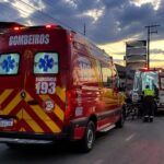 Atualização: trabalhador que caiu de telhado de 6 metros em Brusque é socorrido em estado grave