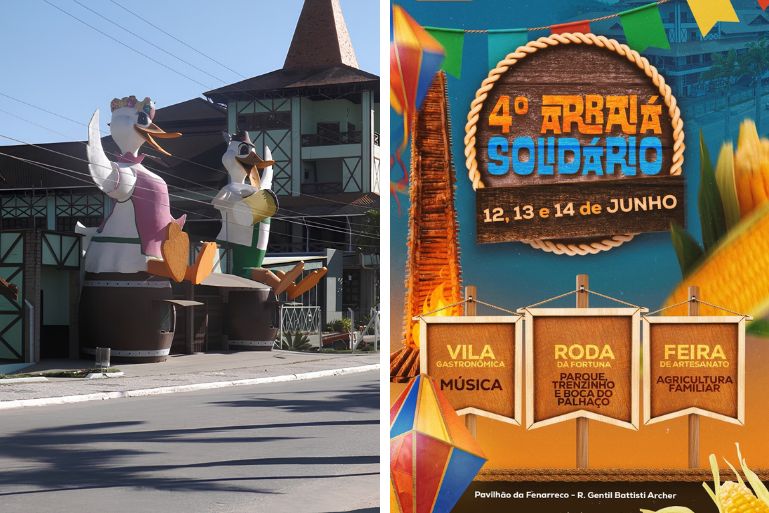 Arraiá Solidário terá fogueira gigante e mais de 100 expositores em Brusque