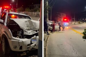 URGENTE: Motorista morre após carro atingir poste em Guabiruba
