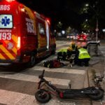 Vítima é socorrida em estado grave após acidente com scooter elétrica em Itajaí