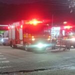 Ciclista fica ferida após colisão com caminhão em Brusque