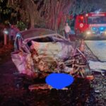 Acidente entre carreta e dois carros deixa morto e feridos graves na BR-470