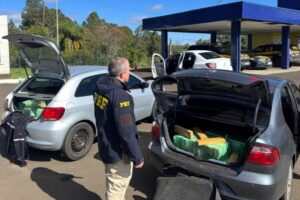 VÍDEO: Comboio com 360 quilos de maconha é interceptado no Meio-Oeste catarinense