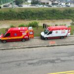 AGORA: Homem cai de passarela na Beira Rio, em Brusque