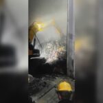 VÍDEO: Incêndio de grandes proporções mobiliza bombeiros em galpão às margens da BR-280