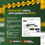 Detran/SC alerta para golpes com páginas falsas para pagamento do IPVA