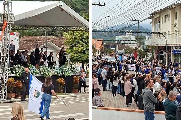 VÍDEO: Tradicional desfile marca os 64 anos de Guabiruba