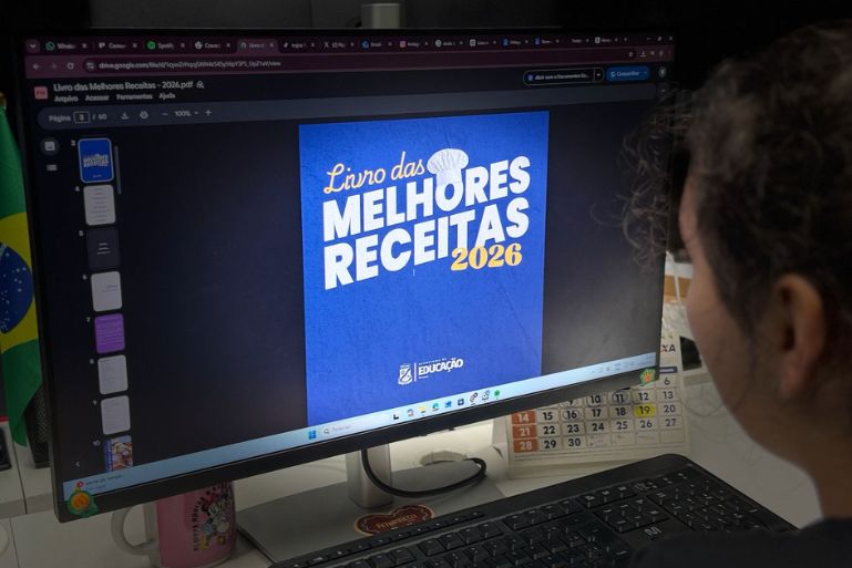 Secretaria de Educação lança o livro Melhores Receitas 2026