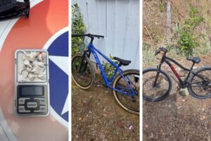 Mandado por tráfico termina com apreensão de drogas e bicicletas em Brusque