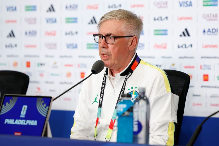 Ancelotti espera evolução do Brasil em jogo contra a Escócia