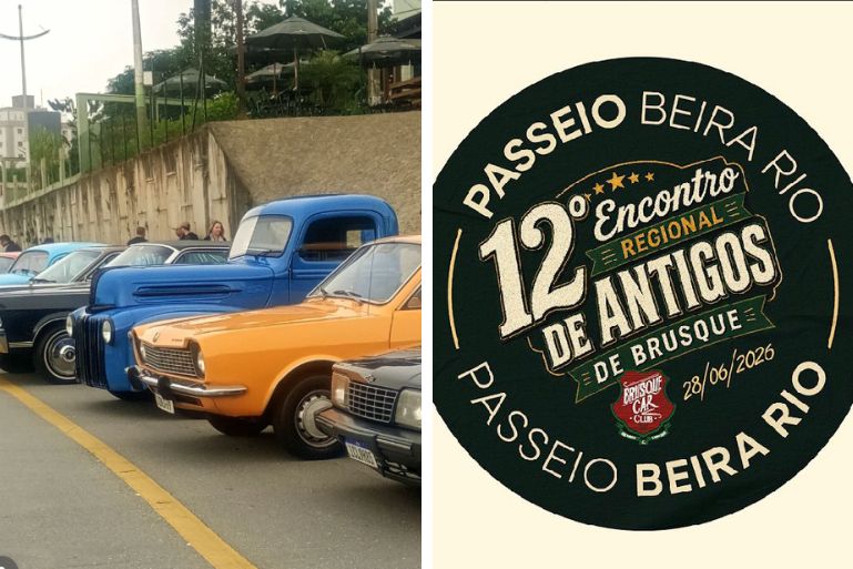 Brusque Car Club promove 12º Encontro Regional de Antigos de Brusque