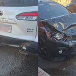 Colisão entre Corolla Cross e Onix é atendida pela GTB no Centro de Brusque