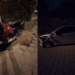 Colisão entre carro e moto deixa homem gravemente ferido em Claraíba