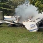 Avião de pequeno porte cai em Marília e deixa duas pessoas mortas