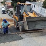 Recuperação de concreto avança na Rua Adolfo Geiser, no Poço Fundo