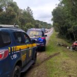 VÍDEO: Fuga termina em acidente e apreensão de 200 kg de maconha