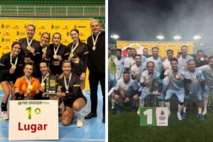 Poço Fundo é campeão do futebol suíço livre e Centro conquista o vôlei feminino