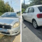 Colisão traseira é registrada na Rodovia Ivo Silveira, em Brusque